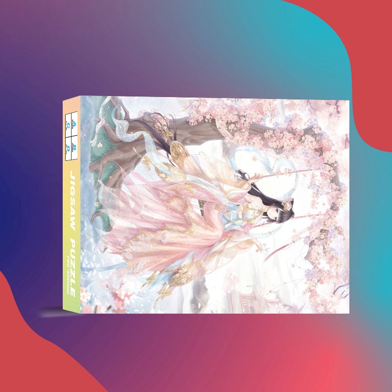 1000 Pieces Of Jigsaw Puzzle 1000 Pieces Of Children'S Educational Toys For Boys And Girls Adult Version Of Decompression High Difficulty Swing Girls - Image 2