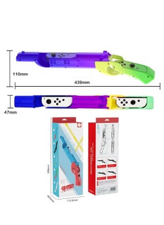 Generic Game Gun Compatible with Switch/OLED, Replacement Gun Controller Gaming Accessory for N-Switch Shooting Games, Replacement for Joy-Con Gun Controller Game, (Splatoon 3)  - Image 2