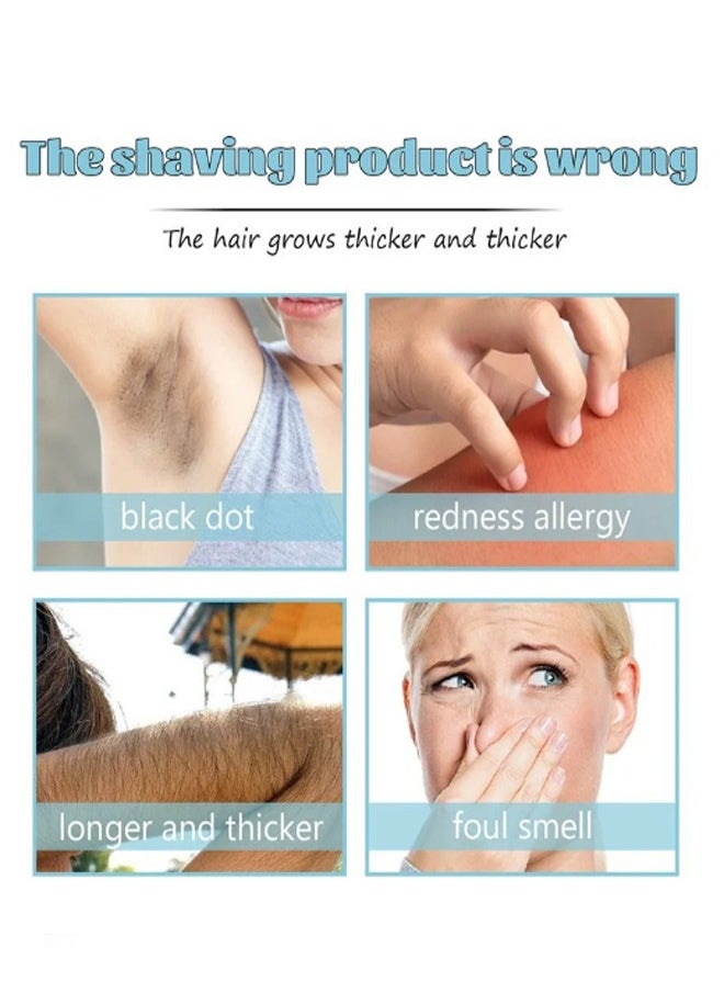 West&Month - Hair Removal Spray, Painless Hair Removal Spray Armpit Gentle Hair Remover Refreshing Quick Hair Removal Spray, Safe Hair Removal for Underarm, Chest, Back, Leg and Private Part - Image 1