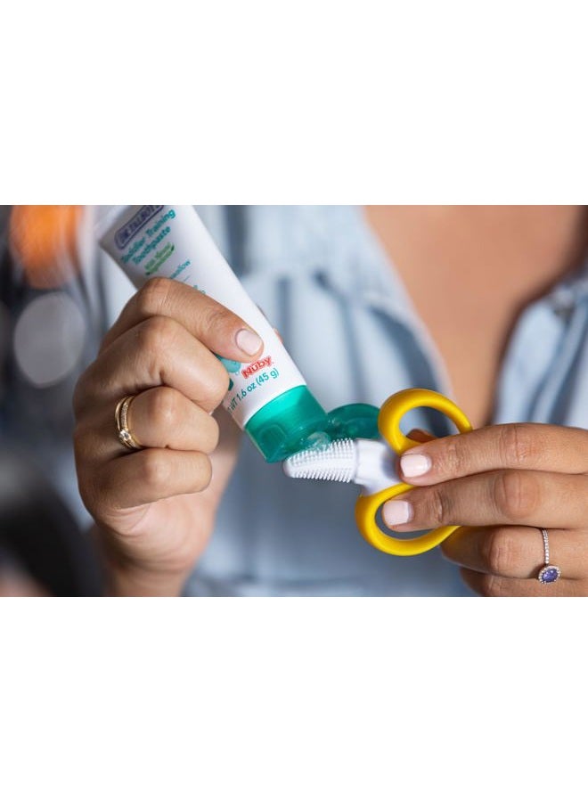 Nuby فرشاة أسنان نانانوبس الماساجية على شكل موز - Image 4