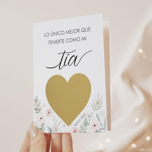 HAMUIERS Spanish Will You Be My Godparents Scratch Off Card for Auntie and Unlce, Godparents Proposal Gift from Niece Nephew, Godmother and Godfather Request Asking, Padrino andMadrina Proposal Card - Tia Tio - Image 2