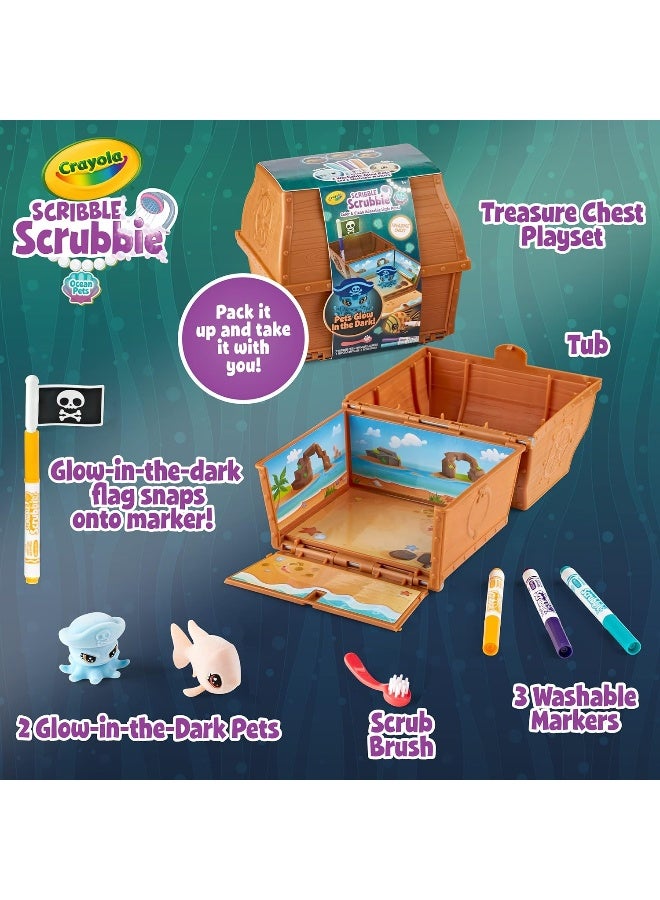 Crayola مجموعة ألعاب كرايولا سكريبل سكروبي حيوانات أليفة تتلألأ في المحيط - Image 2