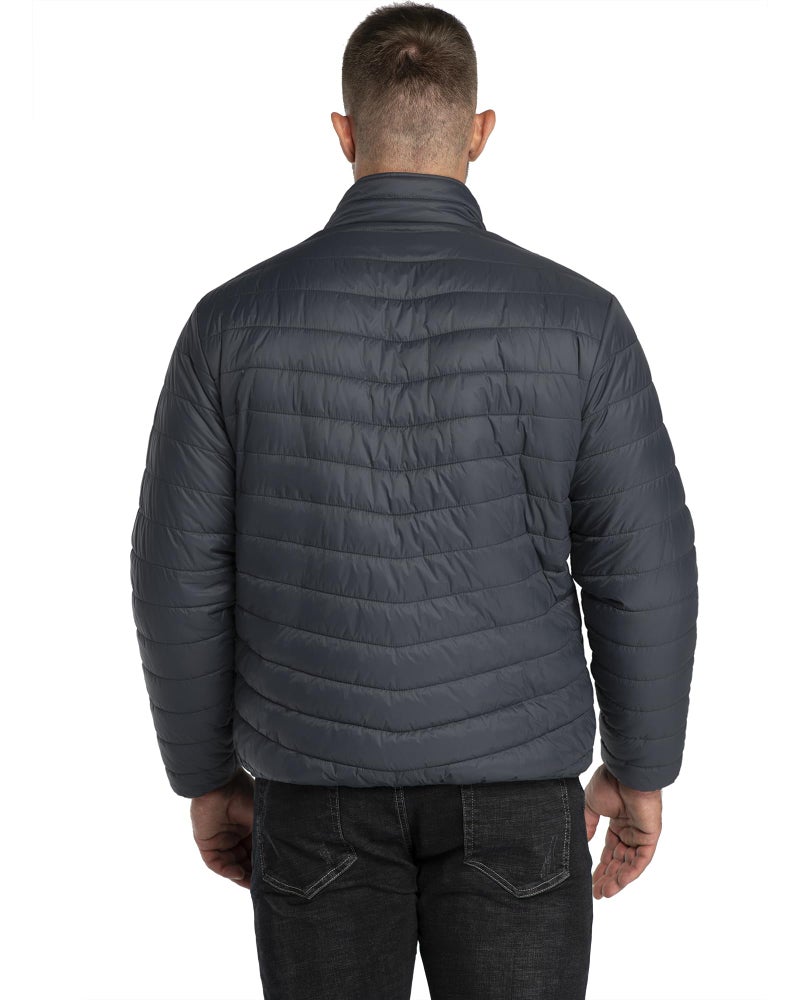 33,000ft Men's Lightweight Packable Insulated Puffer Winter Jacket, Water-Resistant Warm Quilted Puffy Coat - Image 2