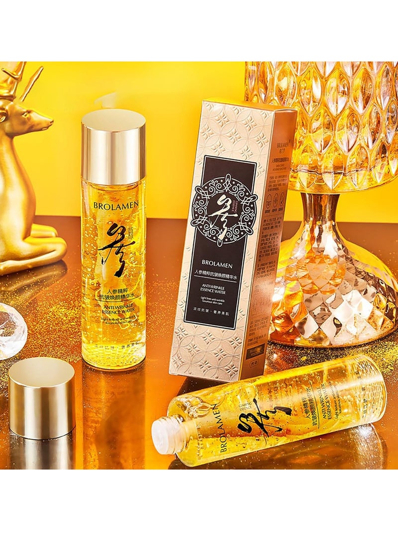 Upgrade Ginseng Extract Liquid, Ginseng Peptide & Firming, Korean Red Ginseng Serum for Anti Aging, Ginseng Essence Oil Fighting Collagen Loss, Improves Sagging (120ml) - Image 2