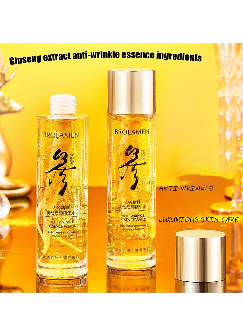 Upgrade Ginseng Extract Liquid, Ginseng Peptide & Firming, Korean Red Ginseng Serum for Anti Aging, Ginseng Essence Oil Fighting Collagen Loss, Improves Sagging (120ml) - Image 5