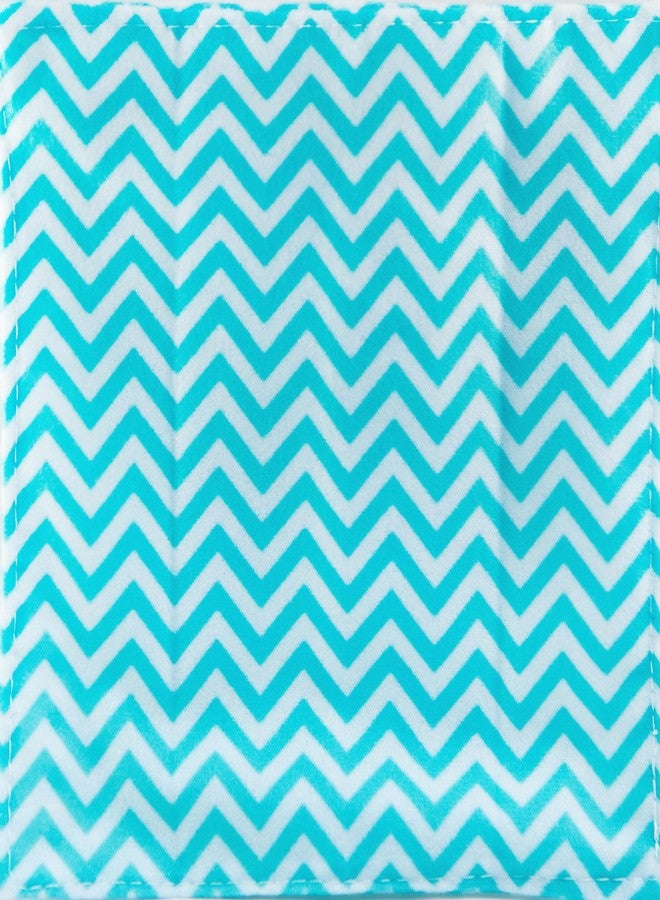 Baby Paper - 2 Pack of Crinkly, Sensory Toys, Black & White Stripe, Turquoise Zig Zag - Image 3