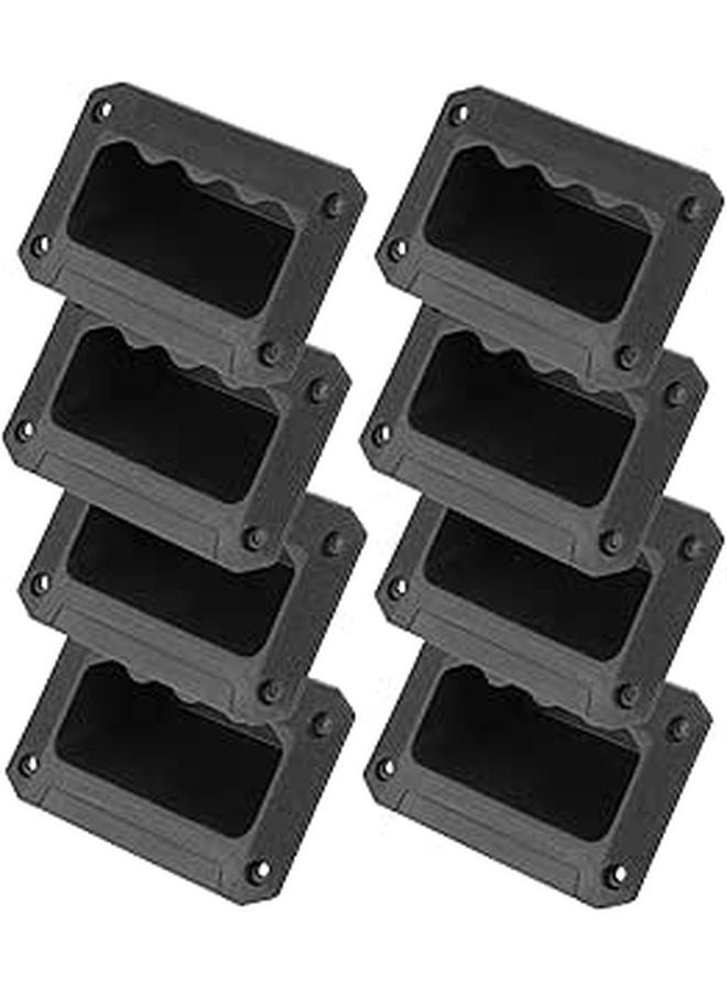 8 Pcs Plastic Speaker Handle Replacement Set For Amplifier Cabinet Mount Audio Equipment - Image 1