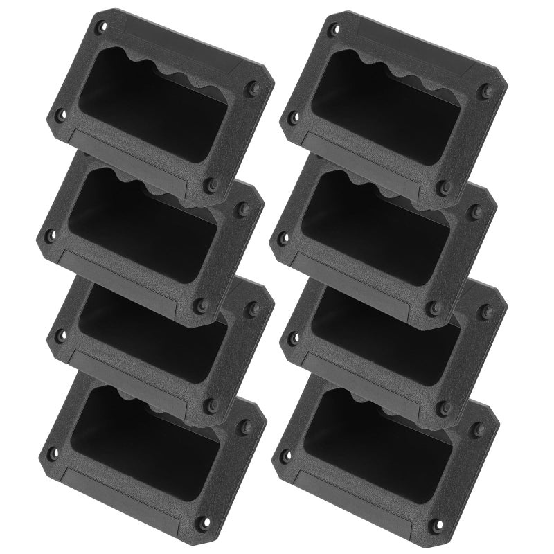 8 Pcs Plastic Speaker Handle Replacement Set For Amplifier Cabinet Mount Audio Equipment - Image 2