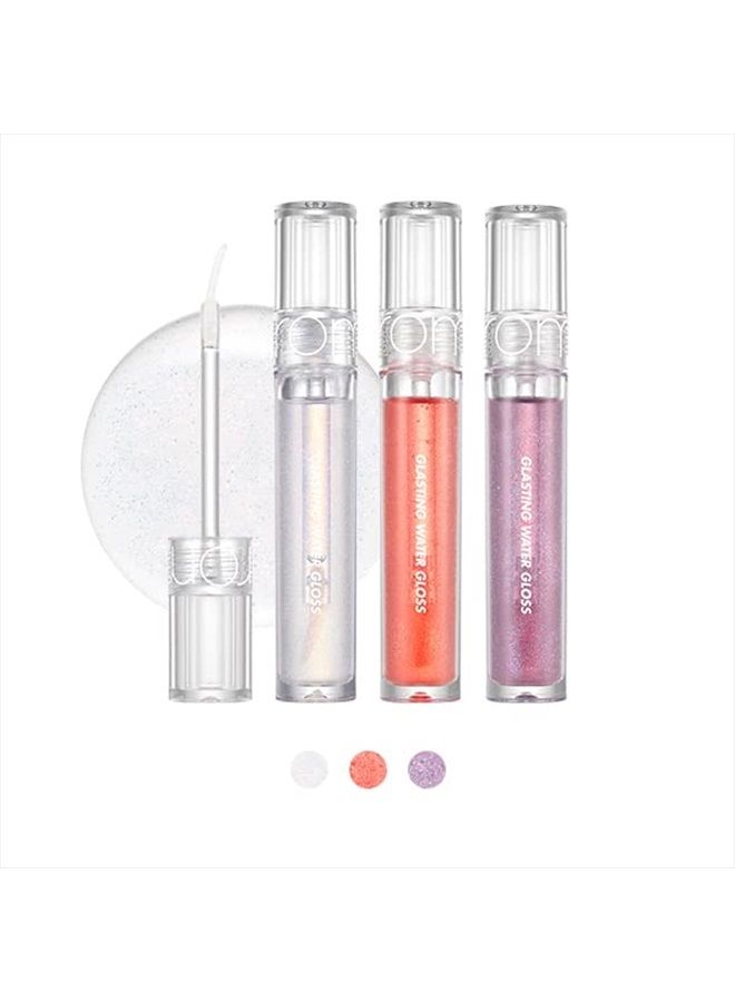 rom&nd [rom&nd] Glasting Water Gloss 2 colors | Syrupy gloss|Glossy Finish| Long-lasting| moisturizing| Highlighting| Natural-beauty | Gloss for Daily Use|K-beauty | 4.5g/0.16oz No. 01 SANHO CRUSH - Image 2
