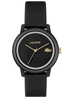 Women's Analog Round Shape Silicone Wrist Watch 2001310 - 36 Mm