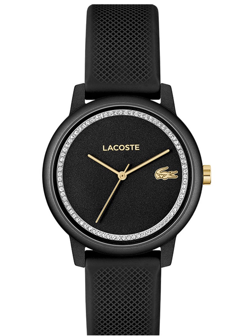 LACOSTE - Women's Analog Round Shape Silicone Wrist Watch 2001310 - 36 Mm - Image 1