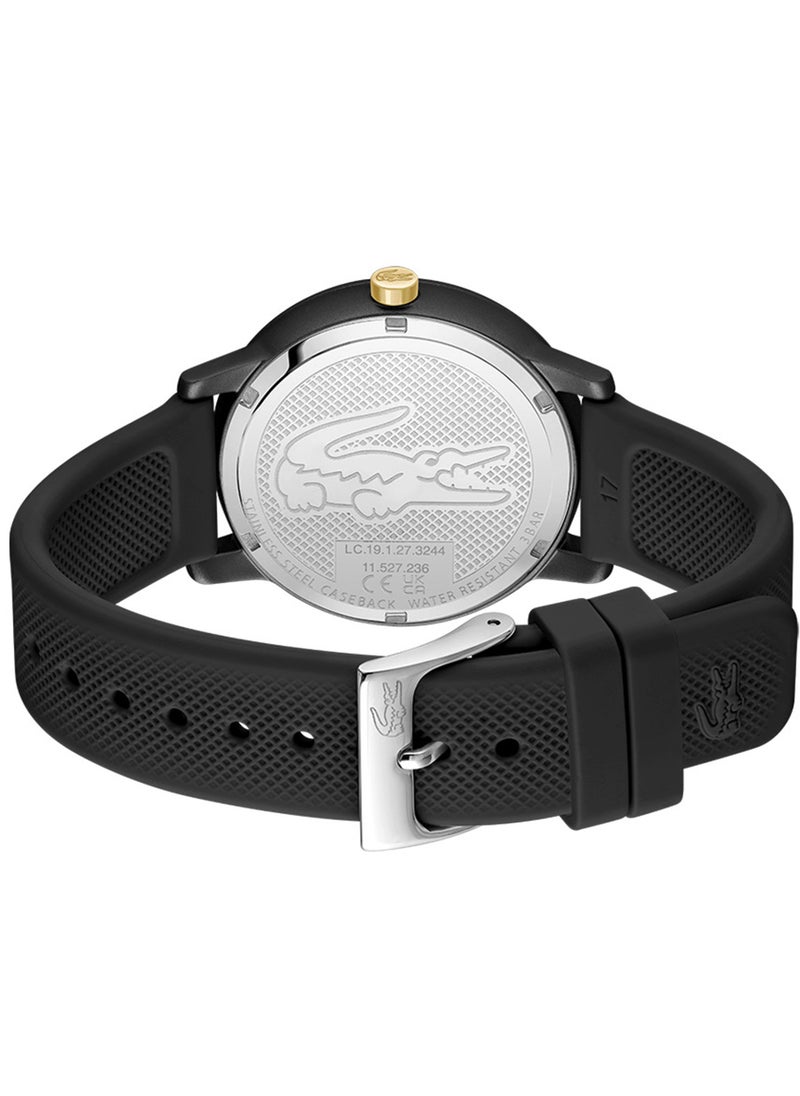 LACOSTE - Women's Analog Round Shape Silicone Wrist Watch 2001310 - 36 Mm - Image 1