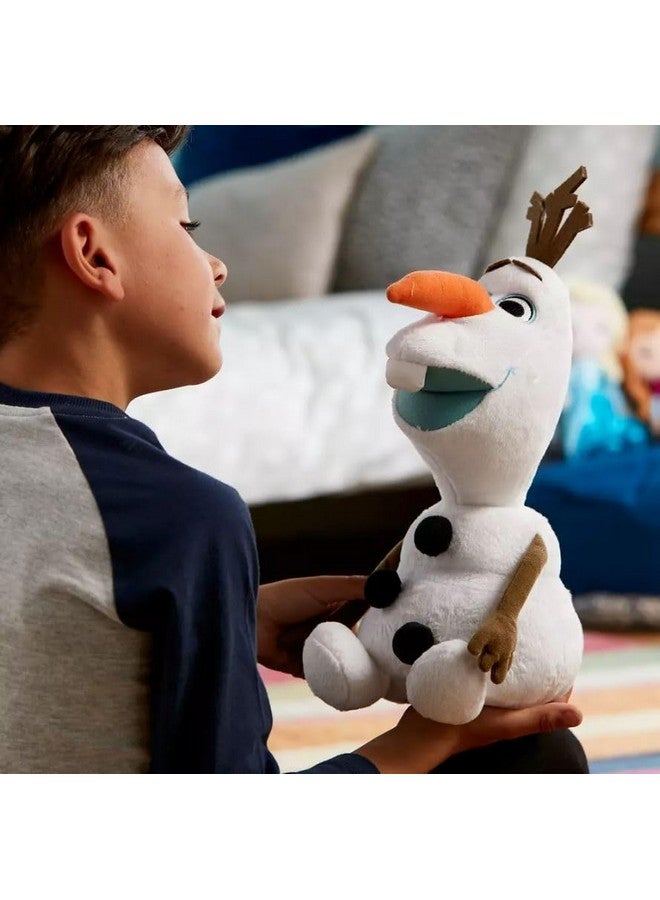 Disney Store Official Olaf Plush, Frozen 2, 12 Inches, Iconic Cuddly Toy Character with Embroidered Features, Perfect Present for Kids, Suitable for All Ages 0+ - Image 2