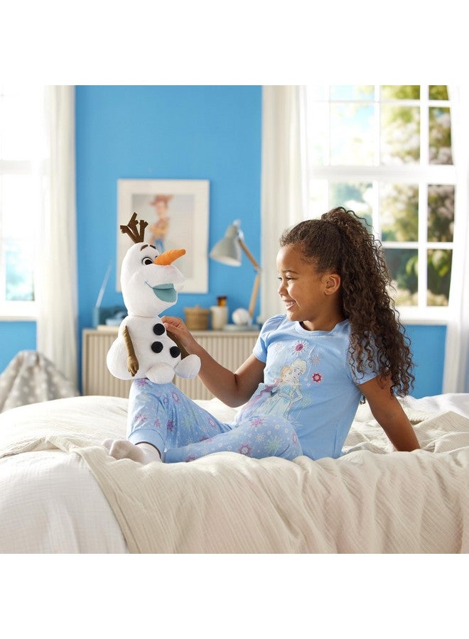 Disney Store Official Olaf Plush, Frozen 2, 12 Inches, Iconic Cuddly Toy Character with Embroidered Features, Perfect Present for Kids, Suitable for All Ages 0+ - Image 3