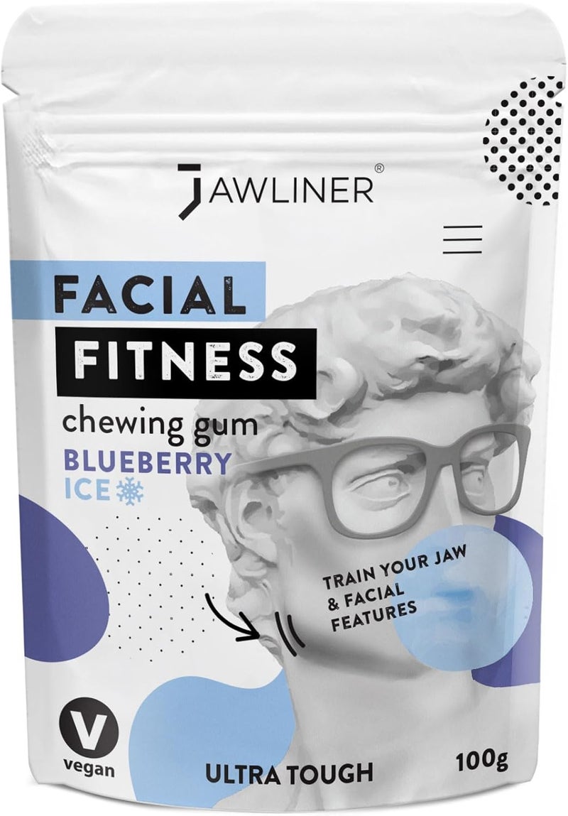 Jawliner Blueberry Ice Chewing Gum - Image 1