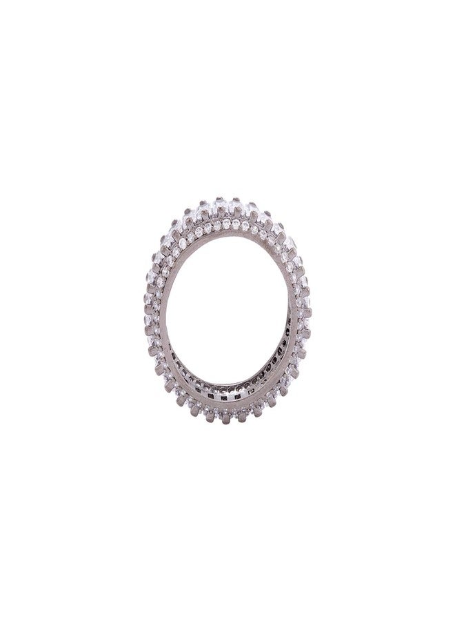 VOYLLA Cluster Setting Zircon Gems Band Ring - Image 2