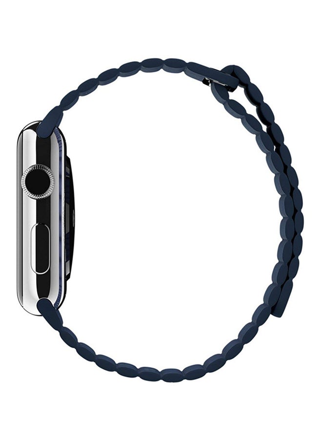 Ozone Replacement Band For Apple Watch Series 3/2/1 Midnight Blue - Image 3