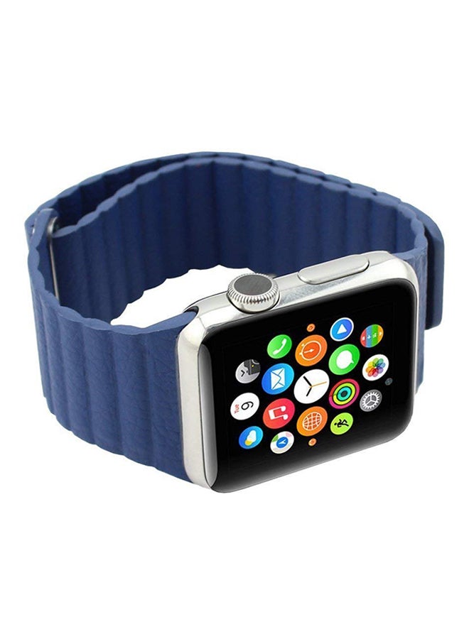 Ozone Replacement Band For Apple Watch Series 3/2/1 Midnight Blue - Image 2