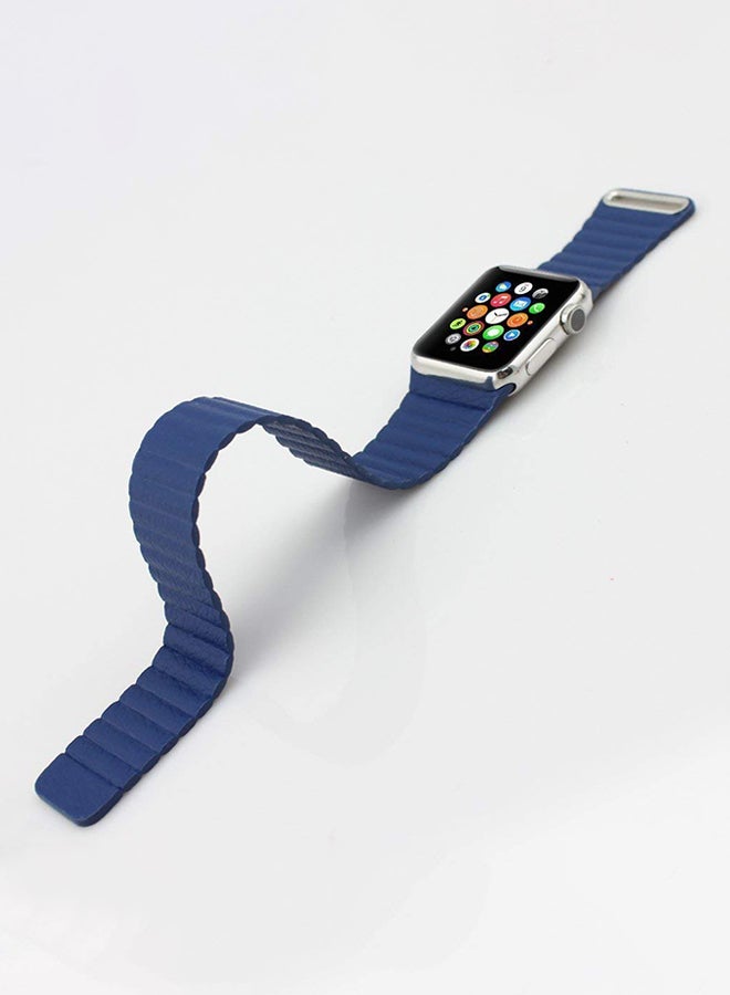Ozone Replacement Band For Apple Watch Series 3/2/1 Midnight Blue - Image 4