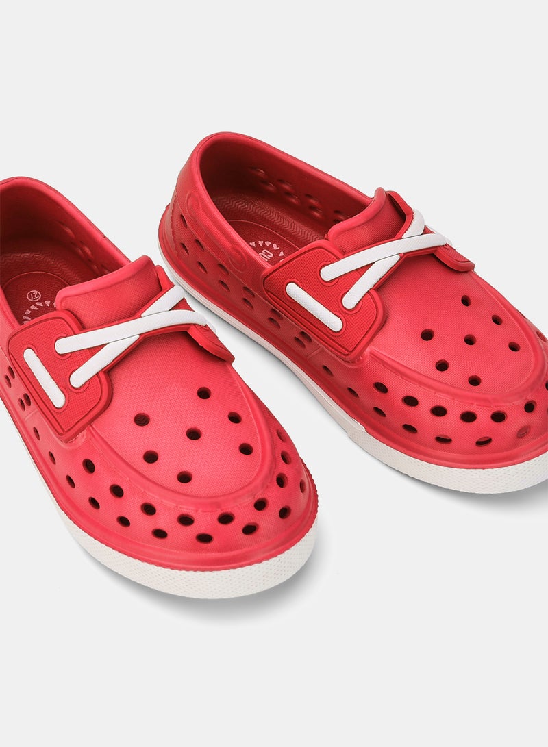 Junior Jack Slip On Fake Laces Sneaker Kids