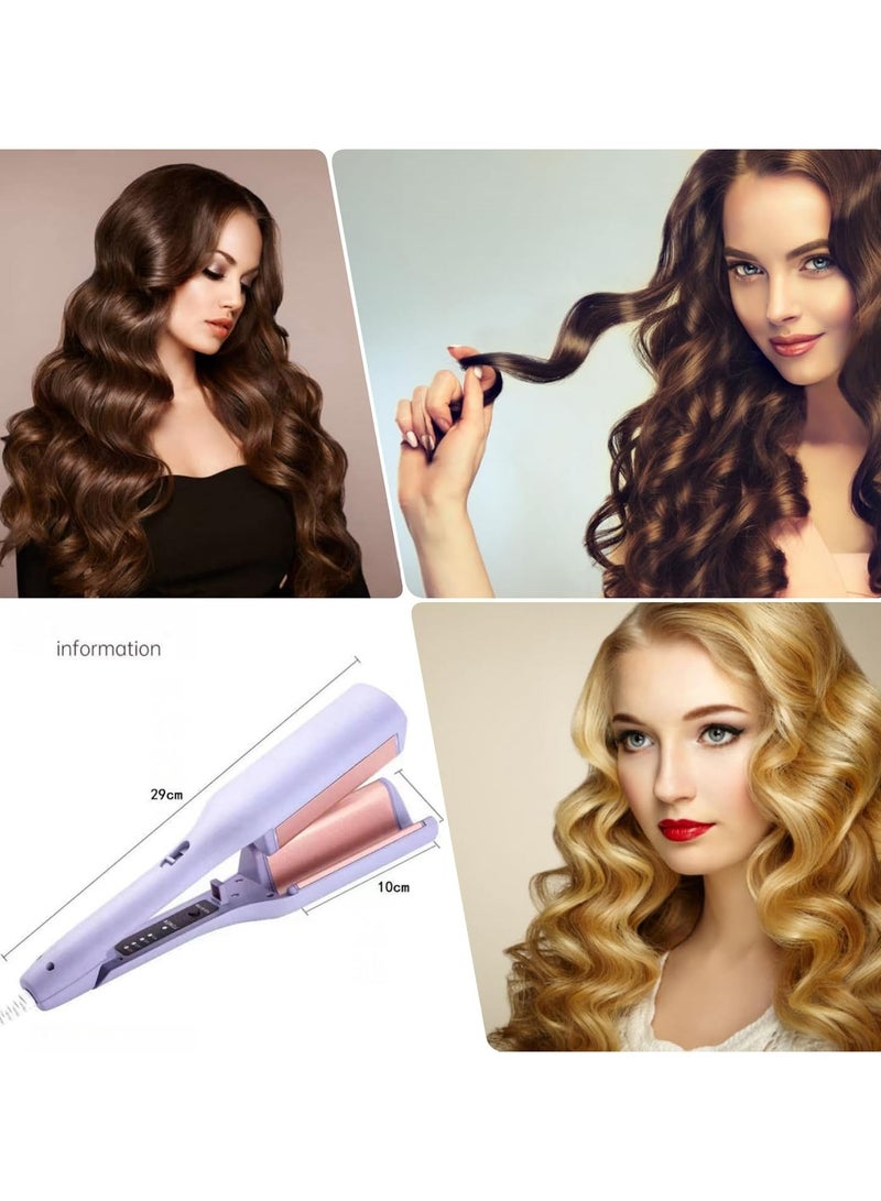 general French Egg Roll Hair Roller, 32mm Adjustable Temperature, Ceramic Wave Hair Curler, Perfect Wave, Romantic - Image 5