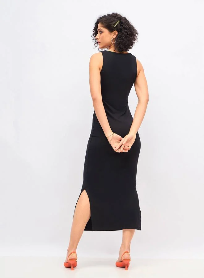ساسافراس Sleeveless Column Dress