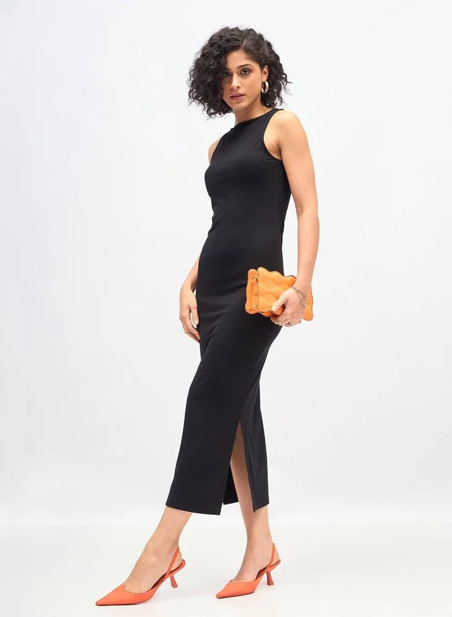 ساسافراس Sleeveless Column Dress