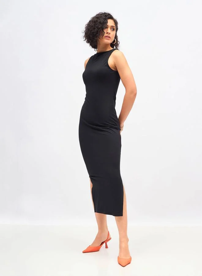 ساسافراس Sleeveless Column Dress