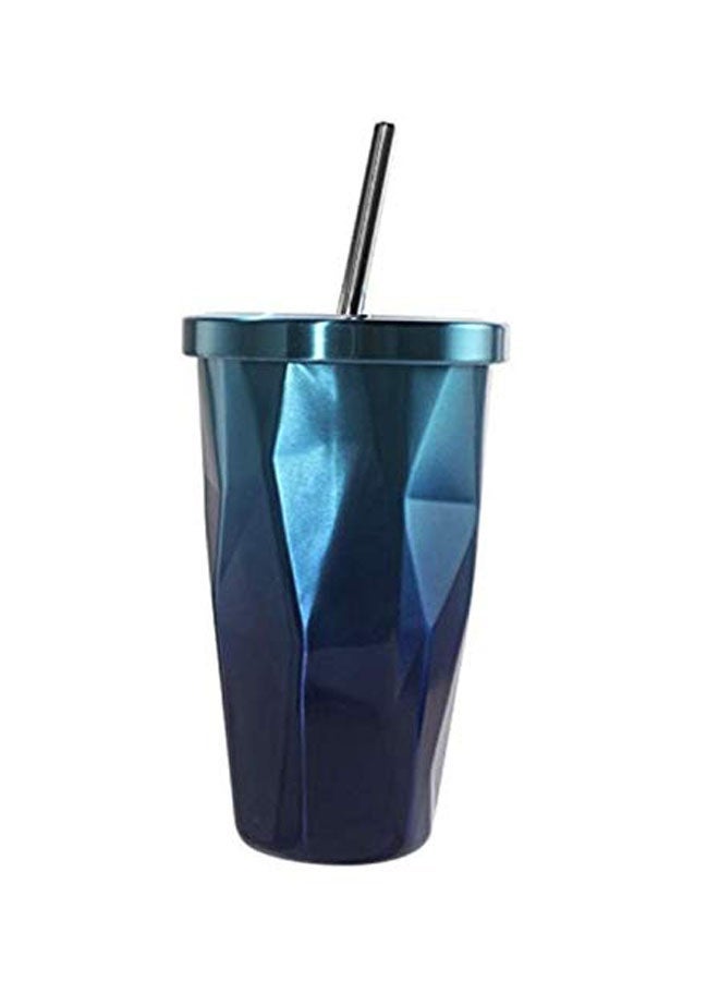 NIBEMINENT Stainless Steel Water Cup Blue 10x6.5x17.2cm - Image 1
