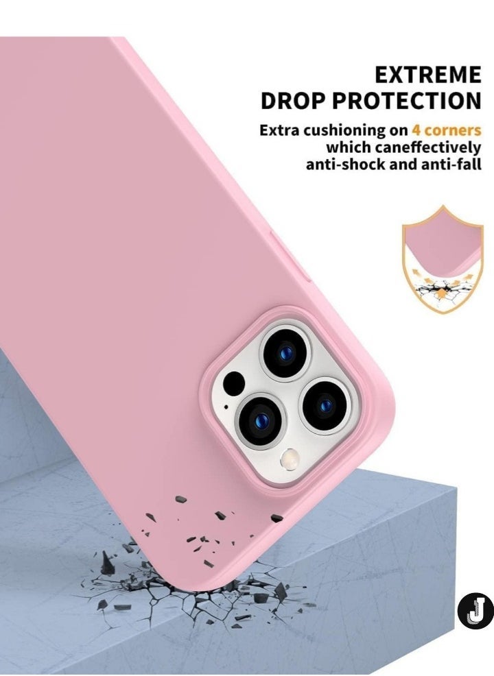 JAJEEK "iPhone 16 Pro Slim Fit Matte Pink TPU Case – Soft, Flexible Silicone Back Cover for Sleek Protection" - Image 2