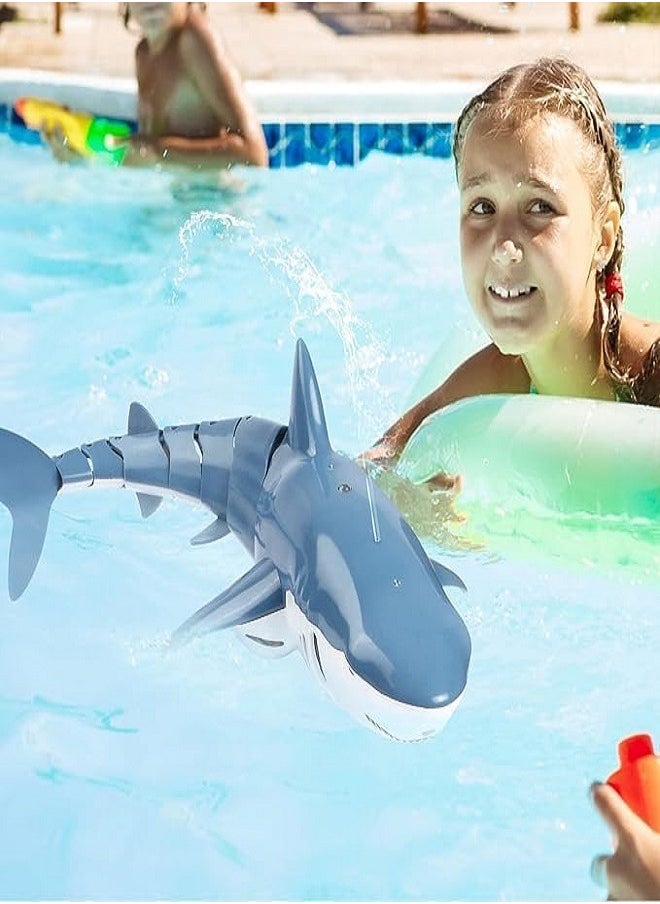 A shark-designed toy that operates with a remote control for the swimming pool at a frequency of 2.4 GHz with a water spray feature. Suitable for children and adults and a wonderful gift on special occasions.