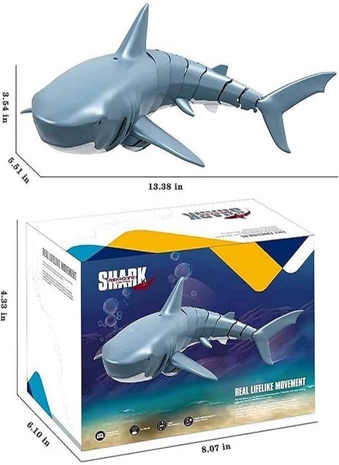 A shark-designed toy that operates with a remote control for the swimming pool at a frequency of 2.4 GHz with a water spray feature. Suitable for children and adults and a wonderful gift on special occasions.