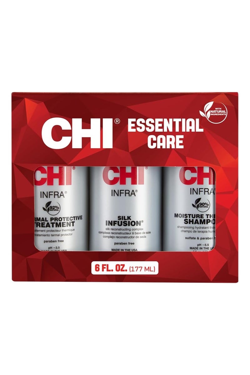 Chi Chi Trio Kit with CHI Infra Shampoo, CHI Infra Treatment and CHI Silk Infusion - Image 2