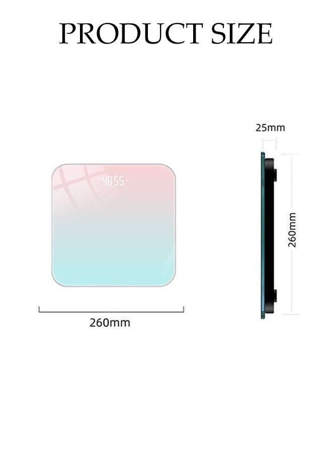 DUNISO Multi-Functional Body Scale Digital Bathroom Scales with High Precision Sensors Rechargeable Ergonomically Designed Large Scale Weight Scale with LED Display - Image 4