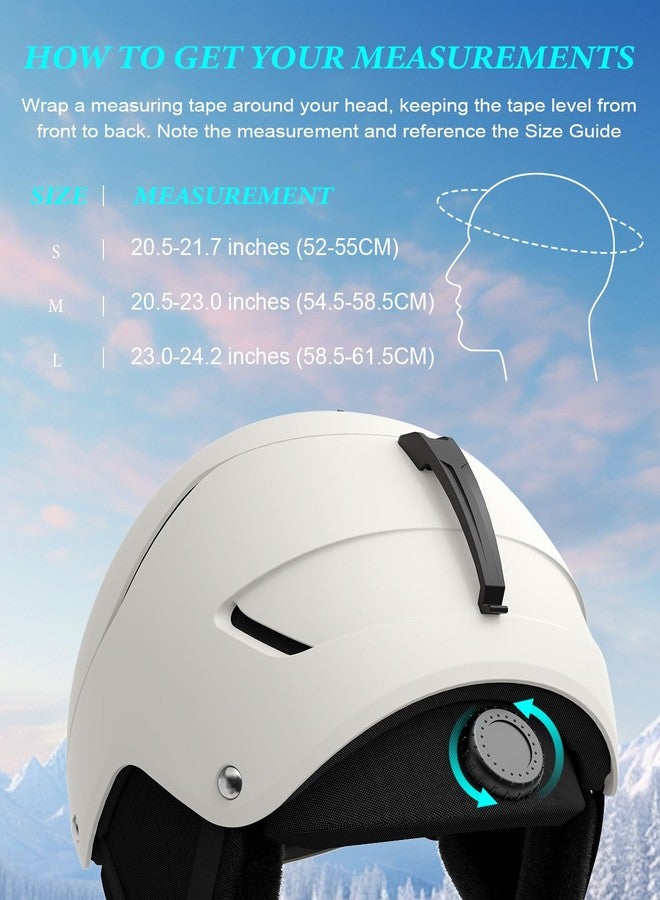 RIOROO Ski Helmet for Women Men, Safety Certified Snowboard Helmet with Shockproof ABS Hard Shell, Snowboarding Helmet with Breathable Venting System & EPS Foam for Adults & Youth - Image 5