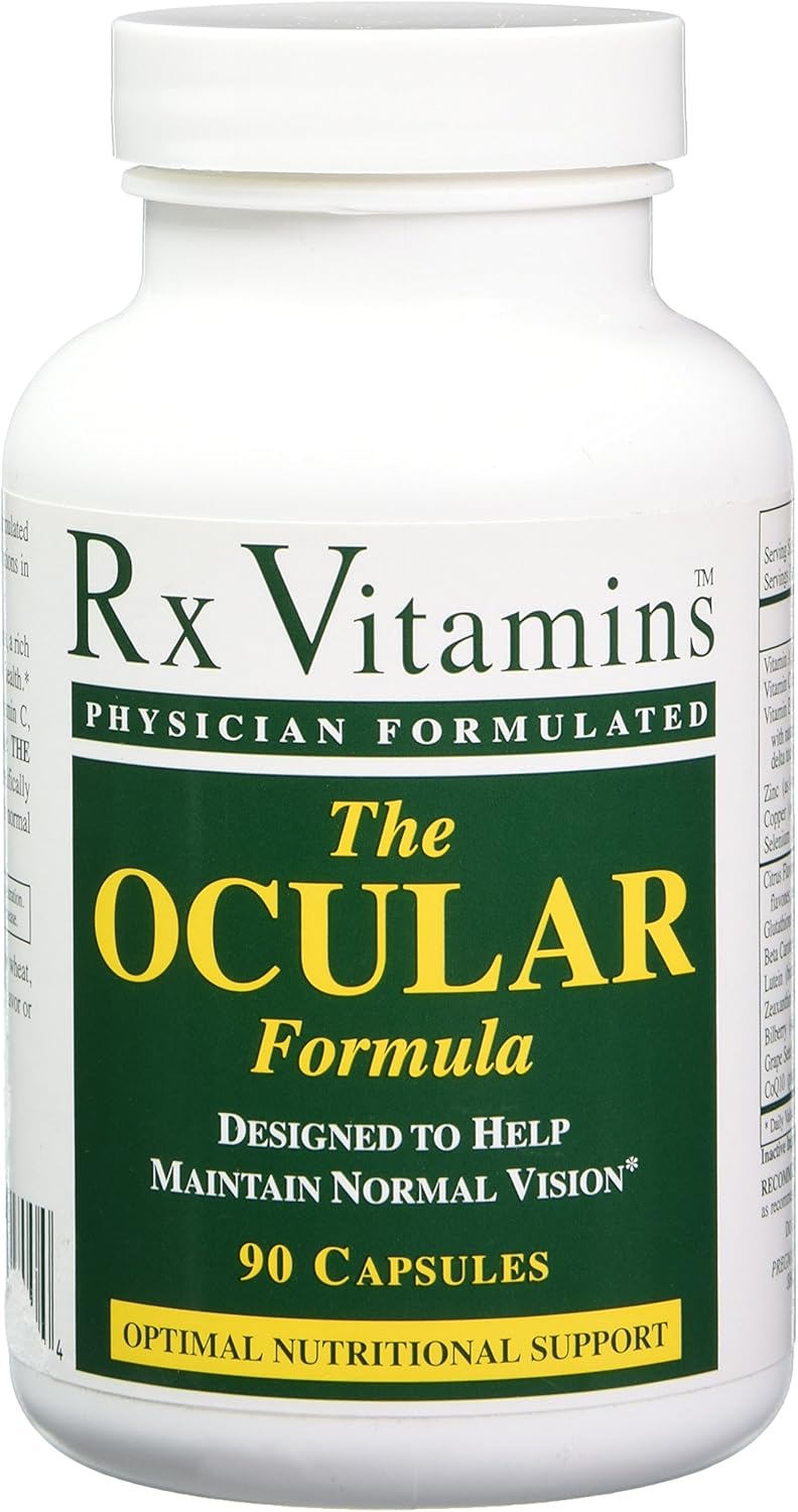 Rx Vitamins Ocular Formula Dietary Supplement 90 Capsules - Image 1