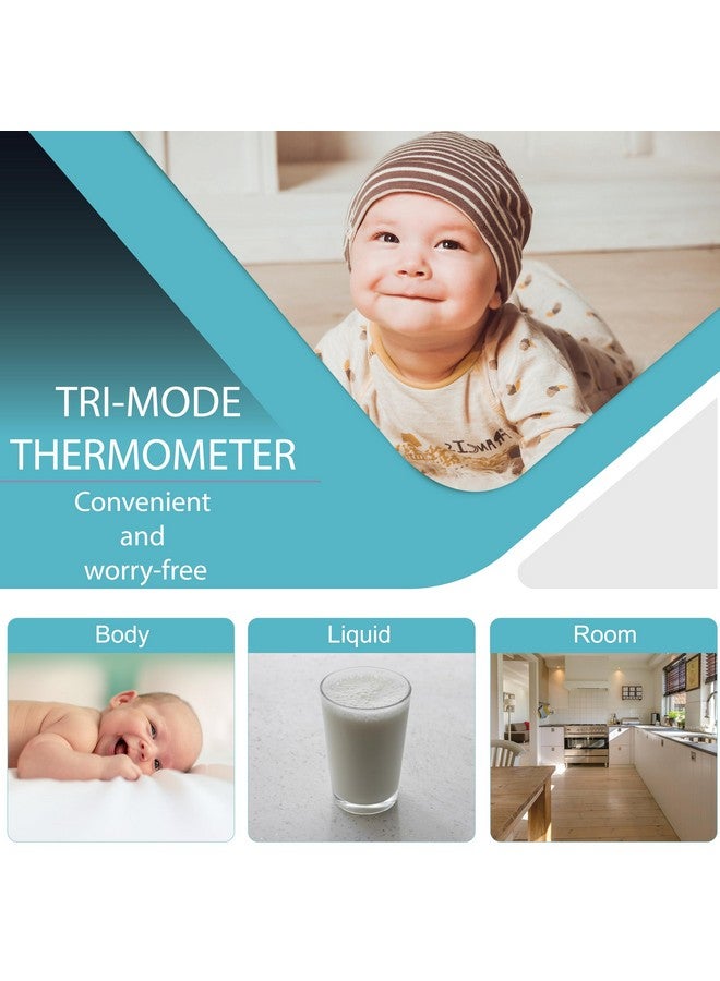 Amplim No Touch Forehead Thermometer Non Contact Baby Thermometer Essentials For Adults Kids Toddlers Infants Accurate Touchless Temporal Thermometer With Storage Case Blue - Image 4