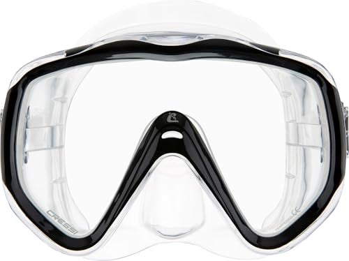 Cressi Liberty MonoLens Diving Mask ClearBlack AntiFog Lens - Image 1