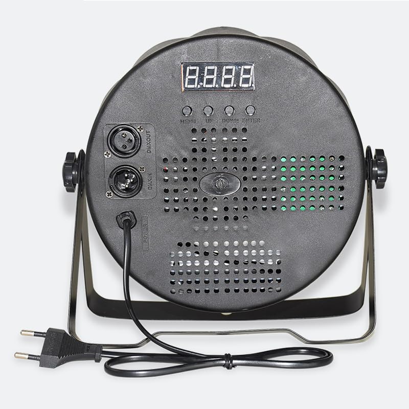 MLD MLD 60 LED Stage Lights RGB DJ Par Lights Uplights DMX Control Sound Activated Par Light for Halloween Wedding Party Bar Club Music Live Show Size 60 Led Dj parcolour RGB Pack of 2  - Image 3