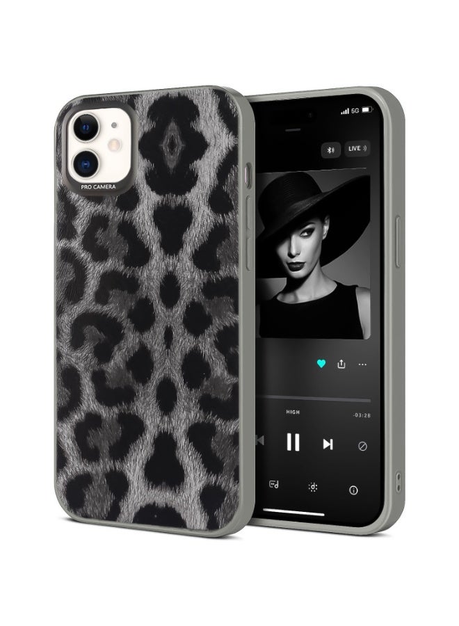 جراب هاتف بنقشة جلد النمر البري ونمط حيواني جريء لهاتف iPhone 11 (Tiger 4)