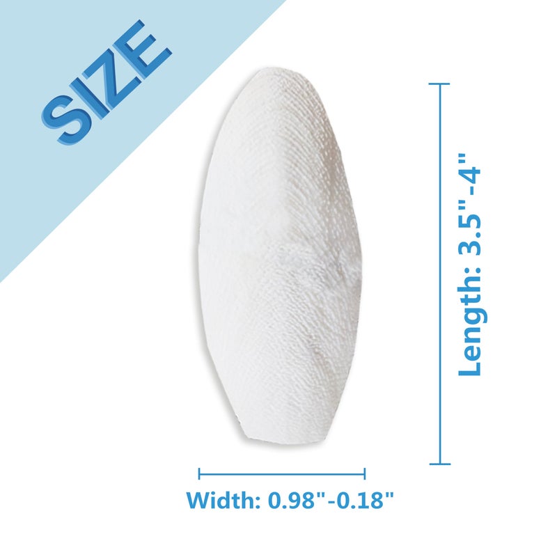 Jmxus Jmxu's 3.5"-4" Cuttlebone for Birds Parakeets, Cuddle Bone with Metal Holder, Cuttlefish Bone for Sharp Beaks, Natural Birds Calcium for Parrots Cockatiels Tortoises, 4 Pcs - Image 2