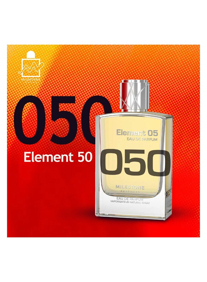 مايلستون إليمنت 050 عطر للجنسين 100 مل - Image 4