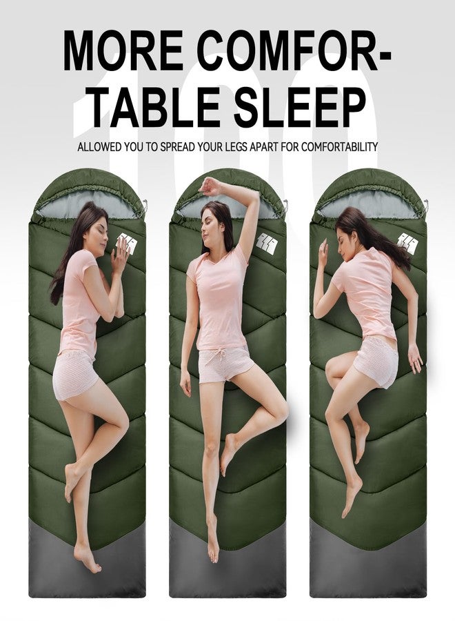 TANSTRIDER Cold Weather Sleeping Bags for Adults 30℉ - Portable, Waterproof, 4lb Lightweight Sleeping Bag for Tall Kids Girls Boys with Compression Sack, for Warm Camping, Hiking, Travel, Outdoor& Indoor - Image 4