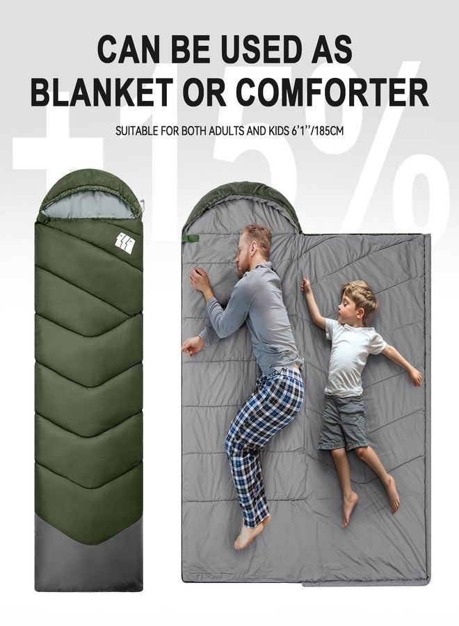TANSTRIDER Cold Weather Sleeping Bags for Adults 30℉ - Portable, Waterproof, 4lb Lightweight Sleeping Bag for Tall Kids Girls Boys with Compression Sack, for Warm Camping, Hiking, Travel, Outdoor& Indoor - Image 3
