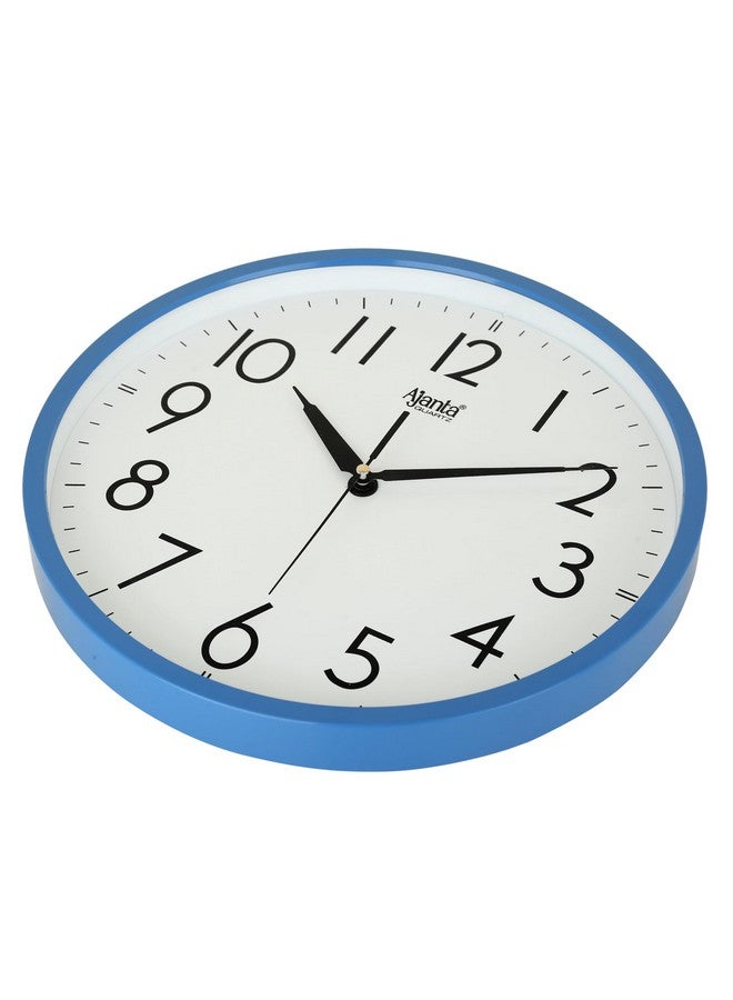 Ajanta Wall Clock for Living Room and Bedroom - 12 Inches, Blue (30 x 30 x 4 cm) - Image 3
