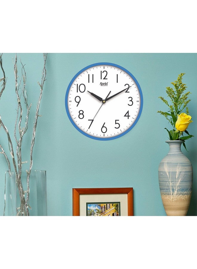 Ajanta Wall Clock for Living Room and Bedroom - 12 Inches, Blue (30 x 30 x 4 cm) - Image 4