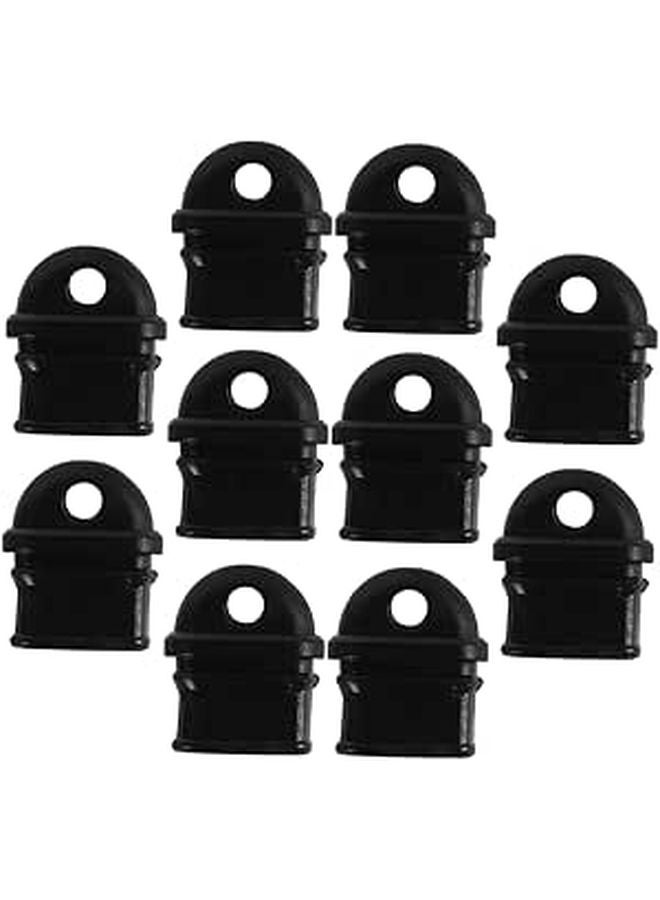 10 Pack USB C Port Plugs Dust Caps Black Easy Insert Remove Prevents Damage - Image 1