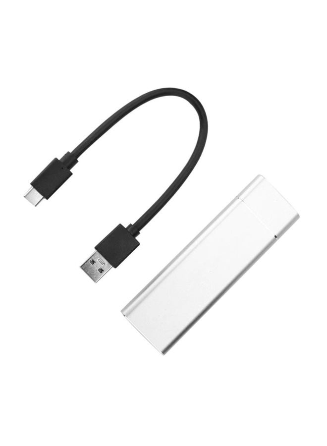 صندوق محرك الأقراص الصلبة المحمول SSD SATA Protocol USB 3.1 من النوع C إلى SSD SATA M.2 - اللون: Tn02 أسود a-c - Image 1