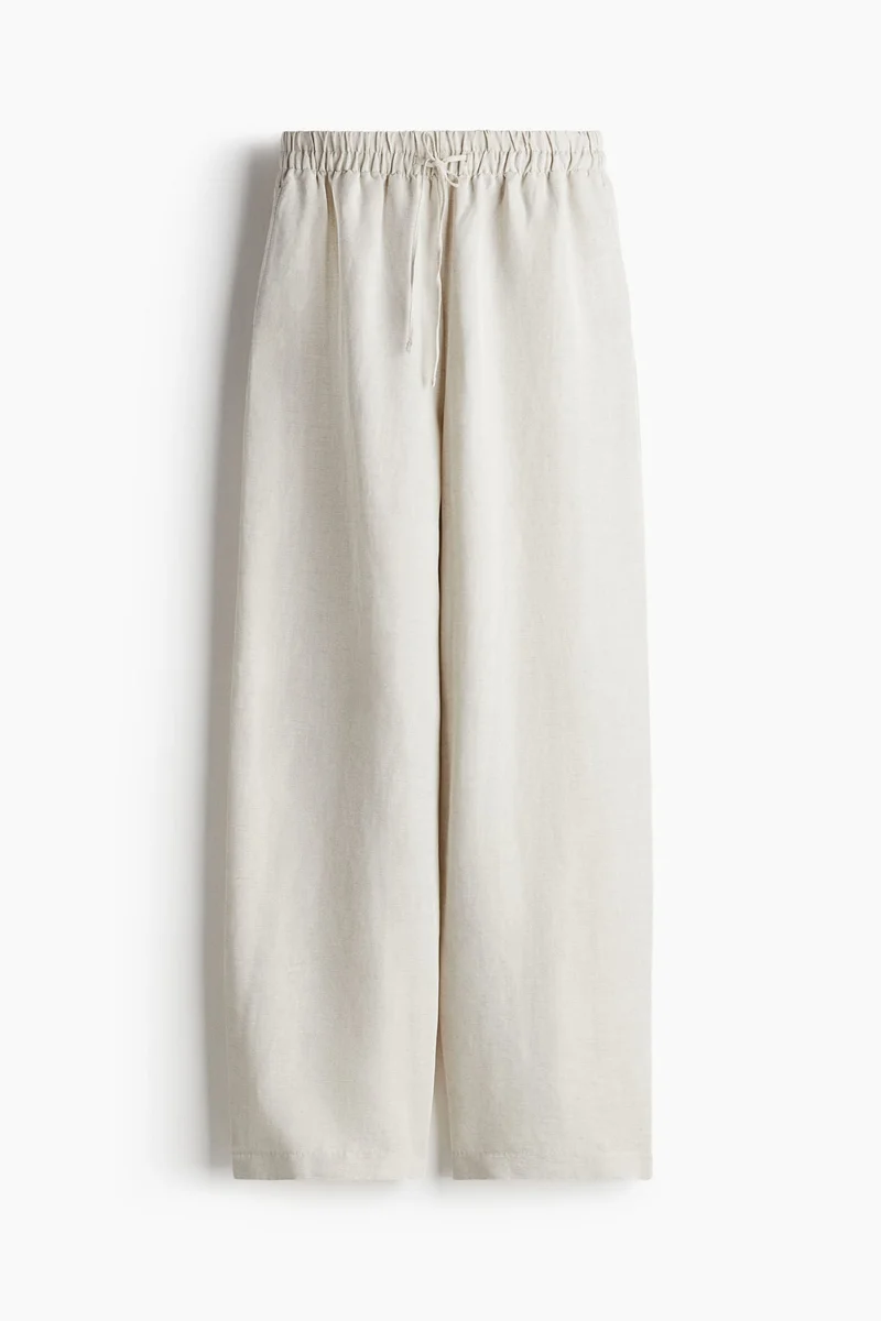 H&M Linen-blend trousers