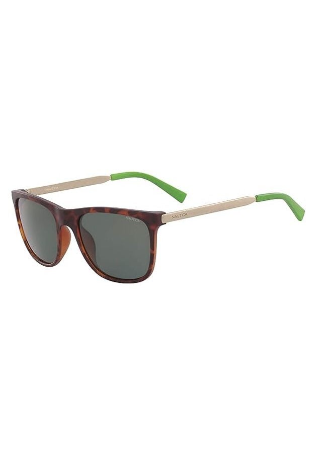 NAUTICA حافة كاملة محقونة مستطيلة معدلة NAUTICA SUN N3630SP 5619 (237) سلحفاة داكنة غير لامعة  - Image 2